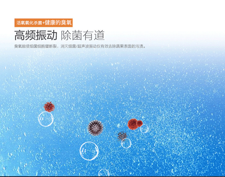 悍舒蔬果清洗臭氧消毒氣泡洗菜機(jī)商用消毒洗菜設(shè)備果蔬洗菜機(jī)