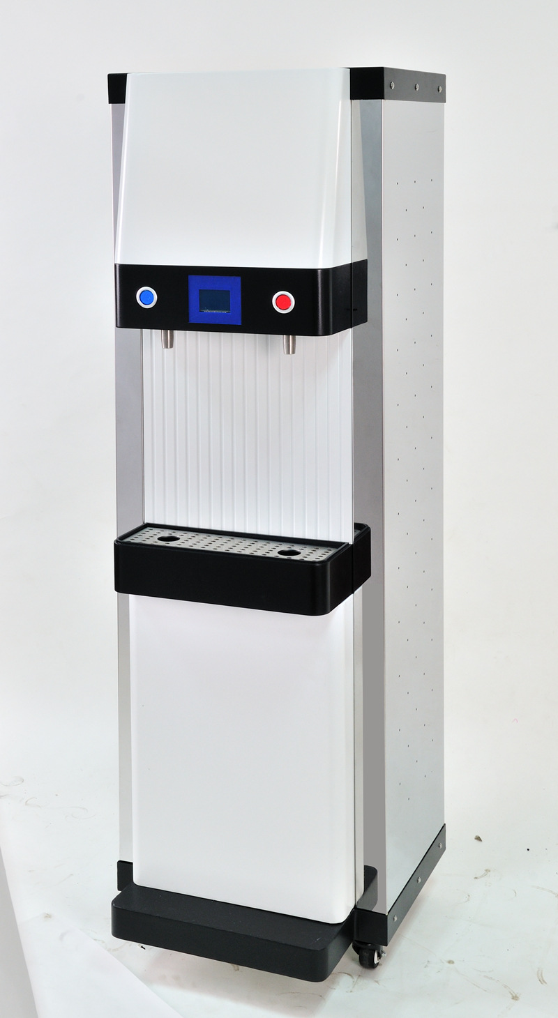 商用凈水器設備，加熱一體商務純水機 400純水機 可加液晶電視