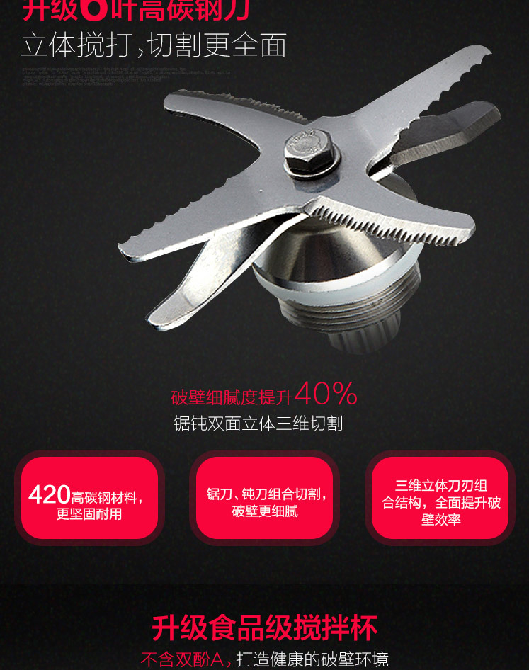 多功能家用電動料理破壁機水果榨汁機商用碎冰機豆?jié){機嬰兒輔食