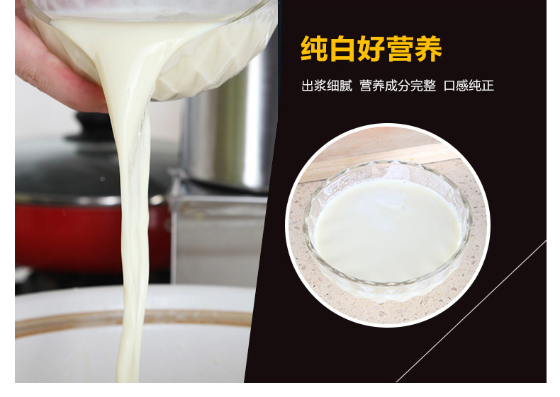 100型家用電動不銹鋼磨漿機(jī) 大容量商用豆?jié){機(jī)現(xiàn)磨豆腐機(jī)渣漿分離
