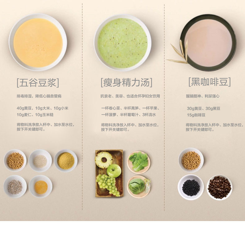 廠家批發 早餐店商用大容量免濾豆漿機 無渣現磨帶水龍頭料理機