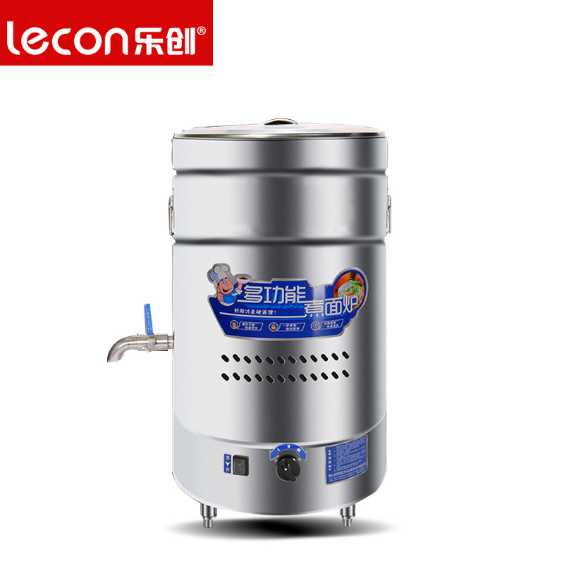樂創(chuàng)電熱煮面爐商用燃氣煮面桶節(jié)能雙層保溫爐湯面爐麻辣燙機湯鍋