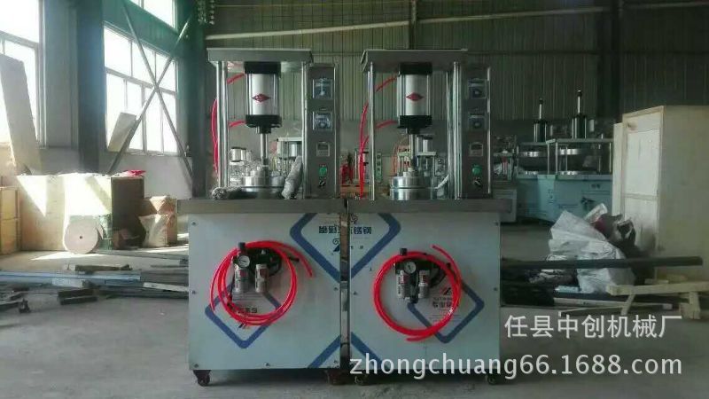 中創(chuàng)生產(chǎn)供應 烙餅機 新型自動 烙餅機 商用多功能壓餅機四季熱銷