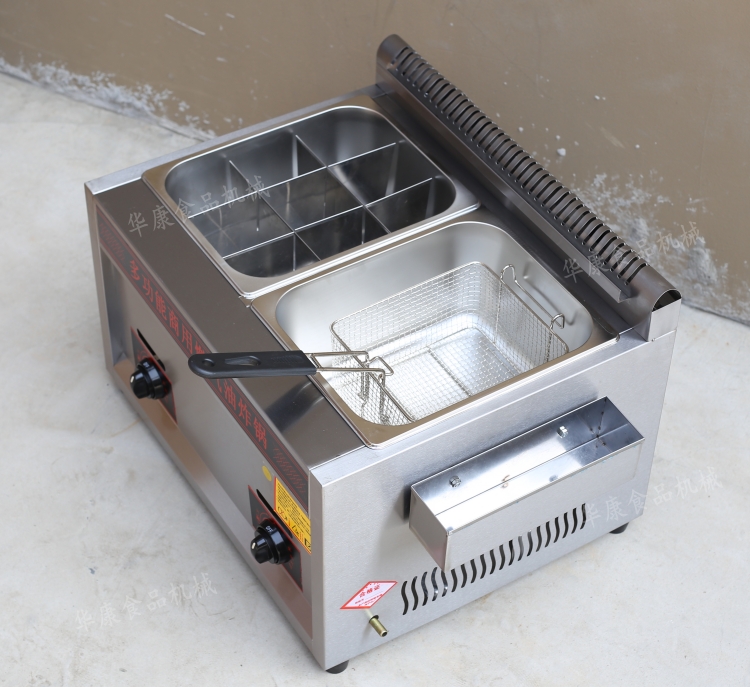 煤氣油炸鍋關(guān)東煮一體機商用燃氣串串香設(shè)備廠家直銷