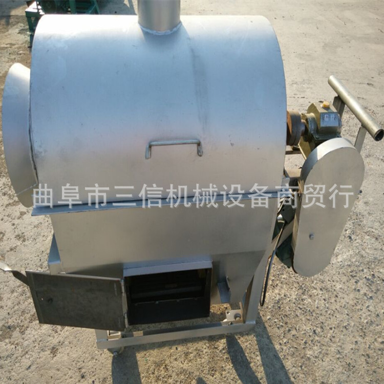 定做全自動(dòng)電熱炒貨機(jī) 商用臥式炒栗子機(jī) 多功能炒貨機(jī)