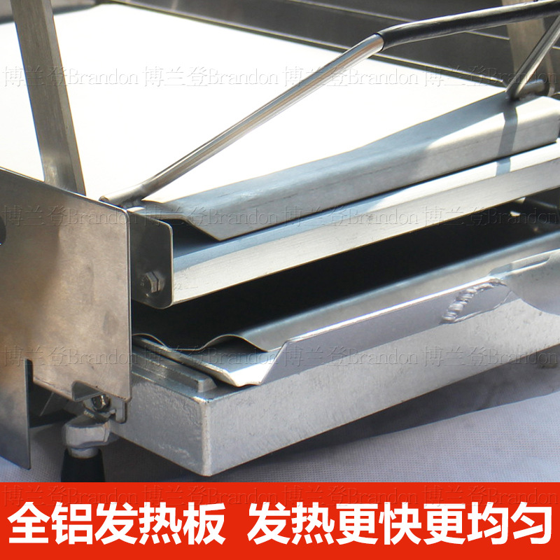 展卓Brandon漢堡機(jī)商用肯德基漢堡加熱機(jī)烘烤面包機(jī)鋁板漢堡機(jī)器