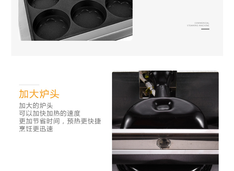 奇博士 雞蛋漢堡機(jī) 商用雞蛋餅爐 燃?xì)?孔紅豆餅機(jī)小型雞蛋烤餅機(jī)