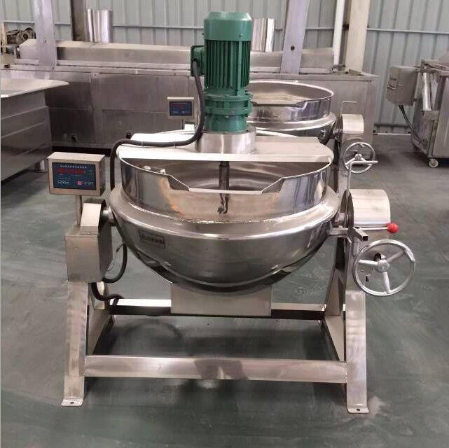 廠家批發(fā) 商用糕點(diǎn)餡料翻炒鍋 帶攪拌火鍋底料熬制鍋 質(zhì)量保證