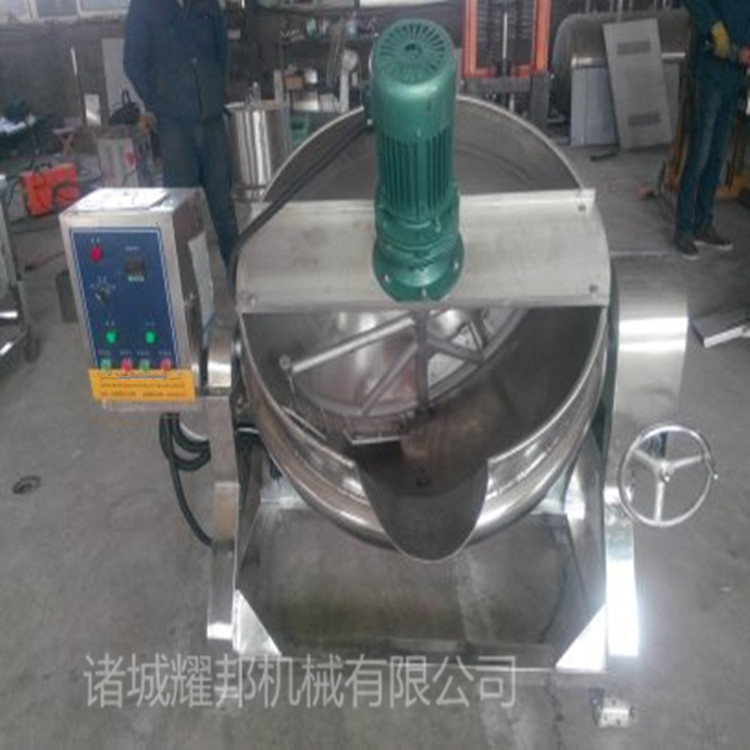 廠家批發(fā) 商用糕點(diǎn)餡料翻炒鍋 帶攪拌火鍋底料熬制鍋 質(zhì)量保證