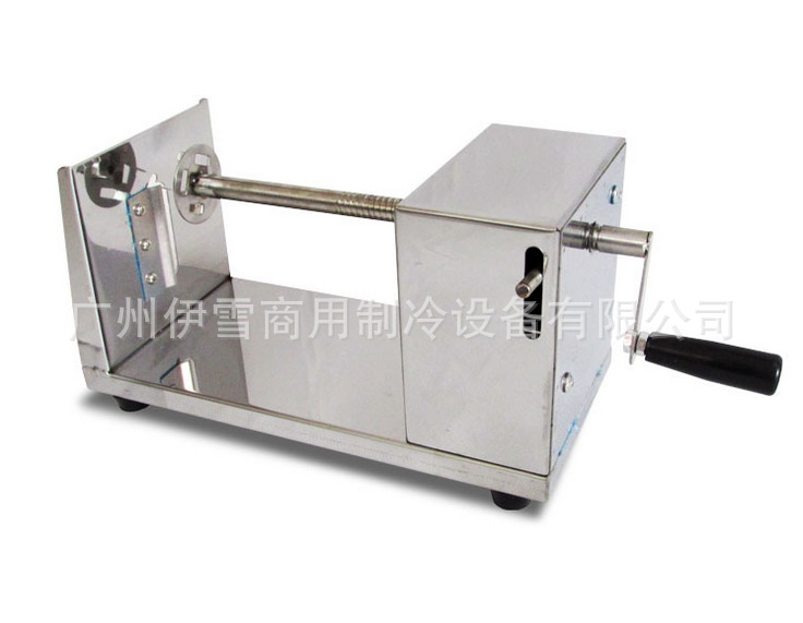不銹鋼手動搖轉(zhuǎn)薯塔機(jī) 半自動拉伸土豆薯塔機(jī) 家用薯片機(jī)