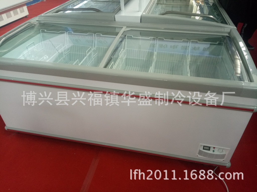供應(yīng)優(yōu)質(zhì)商用超市組合島柜，低溫冷凍島柜 臥式島柜