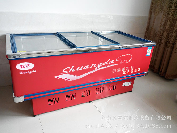 廠家直銷(xiāo) 商用1.5m臥式冷藏冷凍島柜食品保鮮冷柜 雪糕展示柜冰柜
