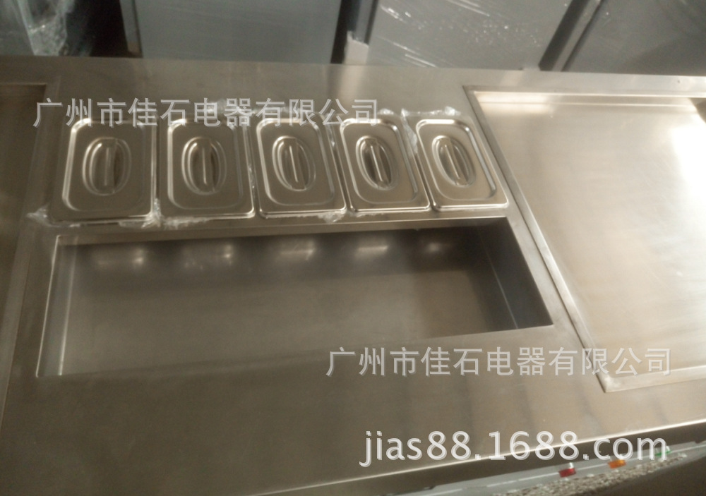 炒冰機(jī)廠家 商用雙方鍋 炒冰淇淋卷機(jī) Fried ice-cream machine