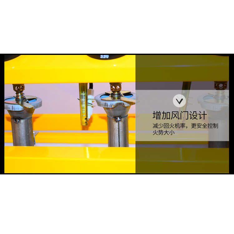 廠家直銷(xiāo)雙馳燒烤爐商用小八頭噴涂環(huán)保燒烤爐煤氣烤面筋生蠔爐子