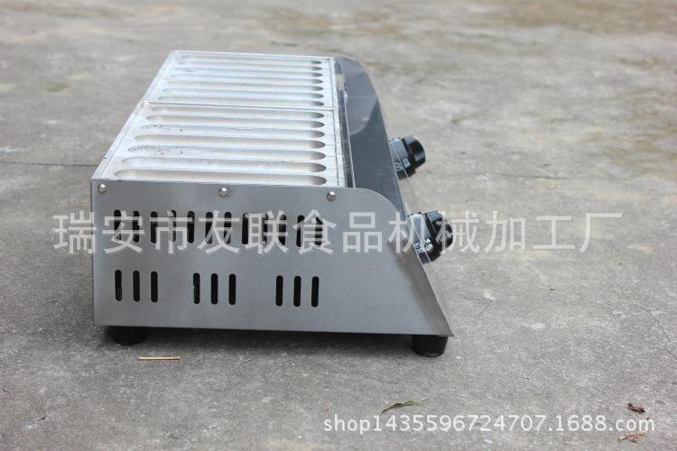 霍式14管熱狗機(jī) 燃?xì)猬敺覠峁钒魴C(jī) 霍式秘制烤腸機(jī)商用燃?xì)饪灸c機(jī)