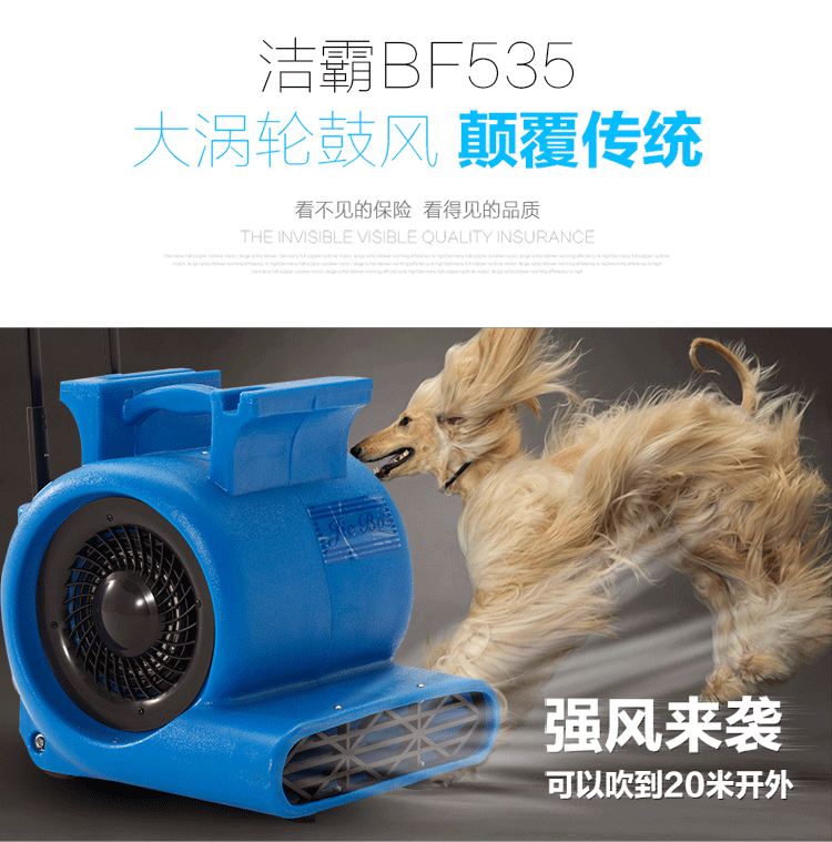 潔霸BF535地面地毯強力吹干機酒店衛(wèi)生間地面賓館商場吹風(fēng)機