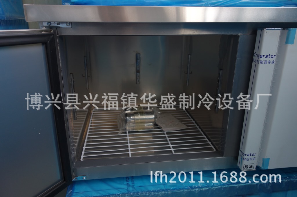 供應(yīng)1.2 1.5 1.8米冷藏冷凍雙溫保鮮工作臺(tái) 雙溫操作臺(tái)