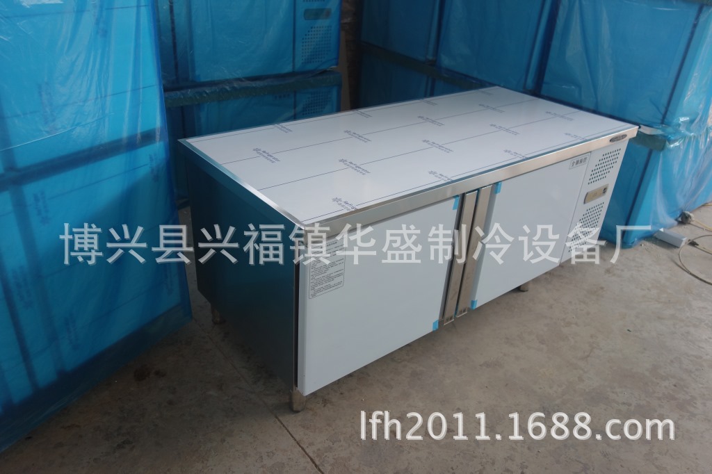 供應(yīng)1.2 1.5 1.8米冷藏冷凍雙溫保鮮工作臺(tái) 雙溫操作臺(tái)