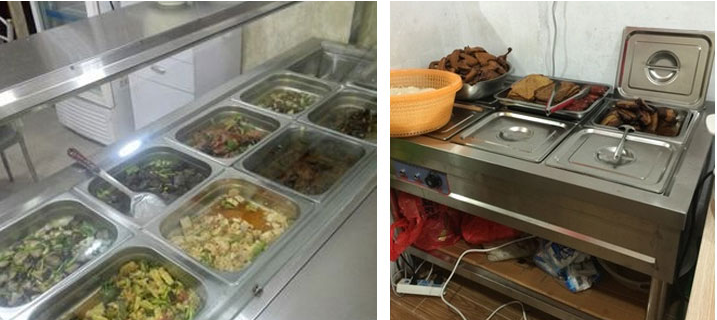 廠家批發(fā)商用保溫售飯臺不銹鋼保溫售飯臺粥臺多格快餐加熱保溫臺