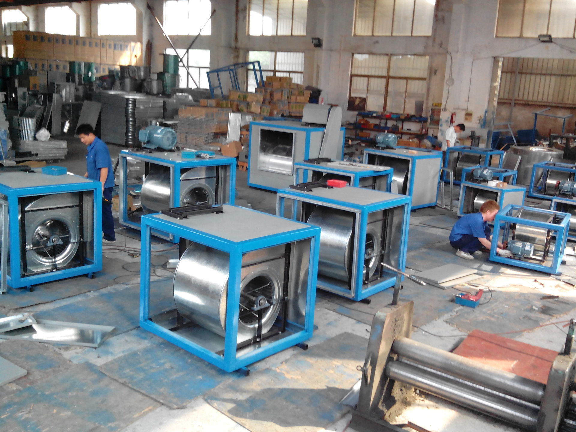 低噪音風機箱20寸風柜大風量風柜 廚房排煙風柜 另接上門維修風機